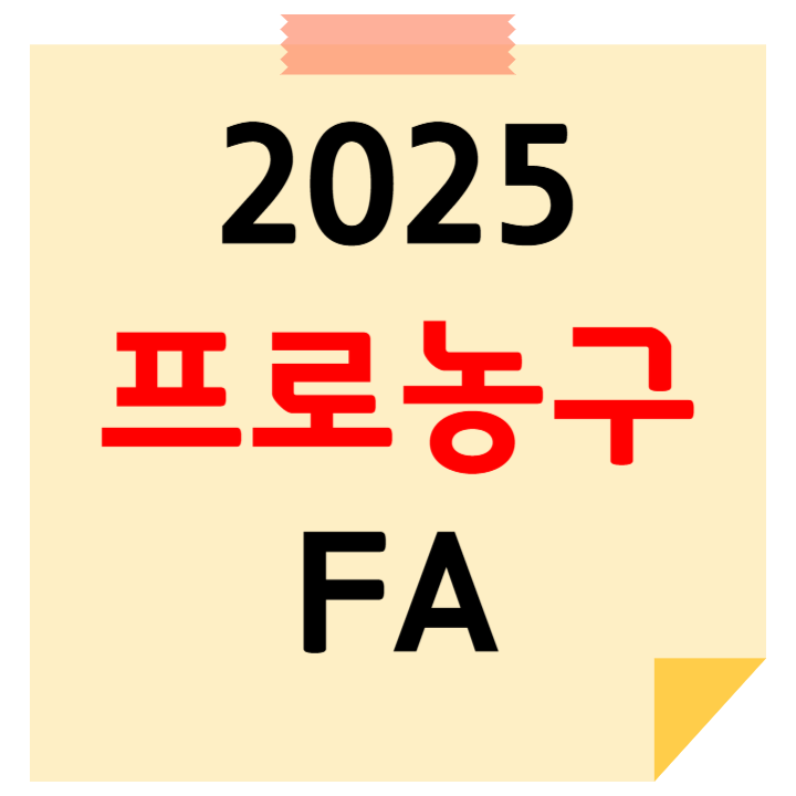 2025 프로농구 FA
