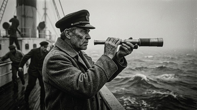 <img src="A-determined-ship-captain-looking-through-binoculars.jpg" alt="결연한 표정의 선장이 쌍안경으로 주변을 살피고 있다">