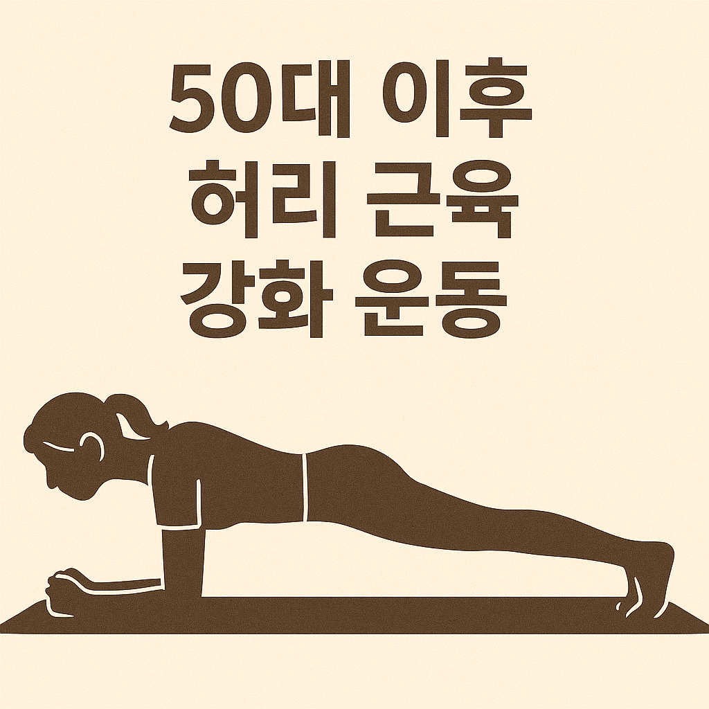 “허리 통증, 나이 탓만 할 건가요” 👉 50대 이후 필수 허리 근육 강화 운동법