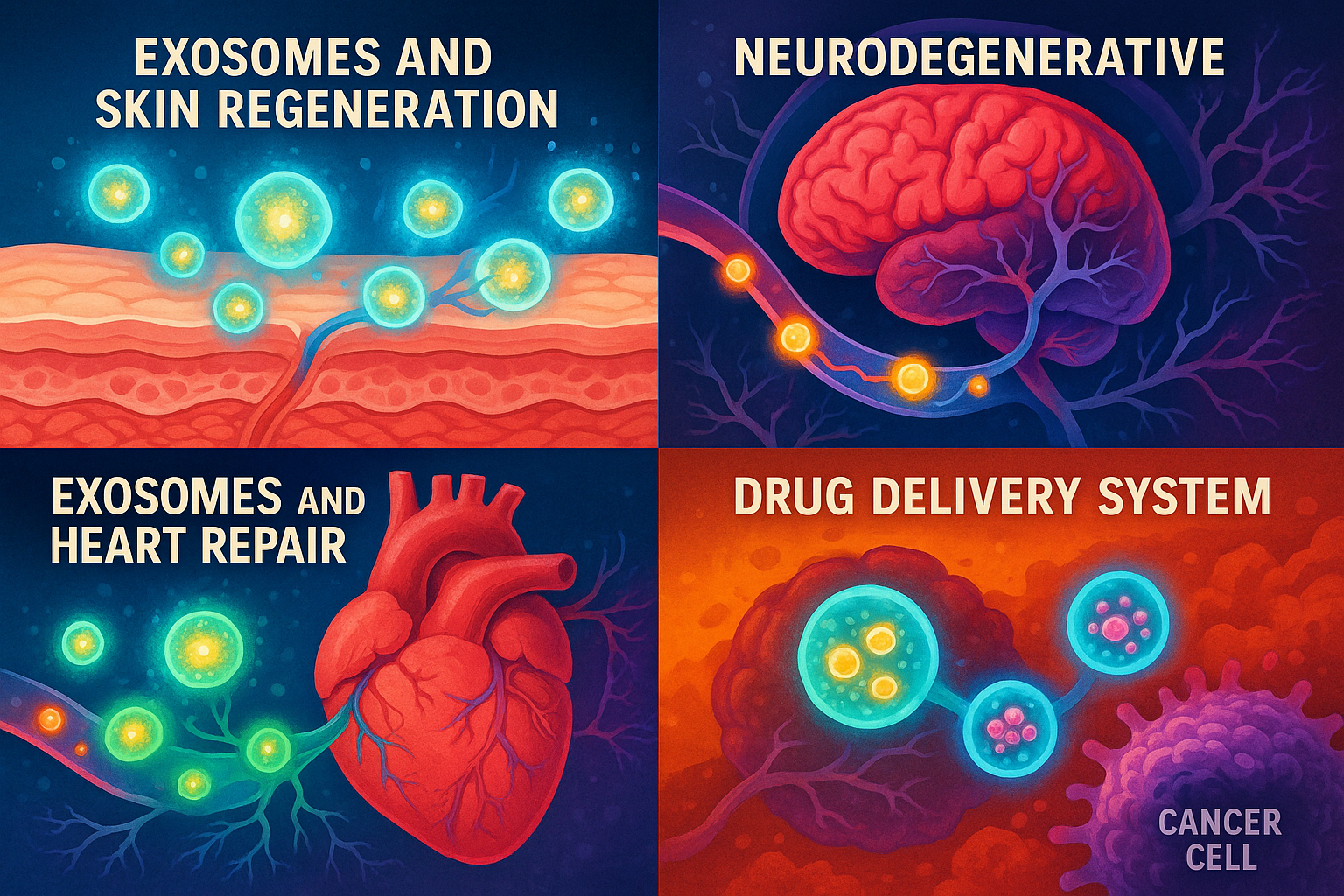 엑소좀의 잠재력: 피부 재생부터 심혈관·신경질환 치료까지