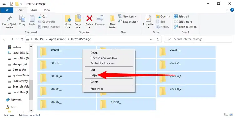 아이폰 PC로 사진 옮기는 방법