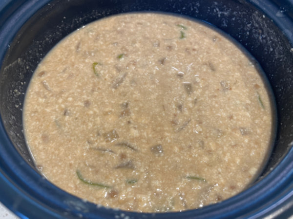 끓기 시작한 후 5분 이내로 가열해서 마무리, 강된장 황금레시피 완성샷