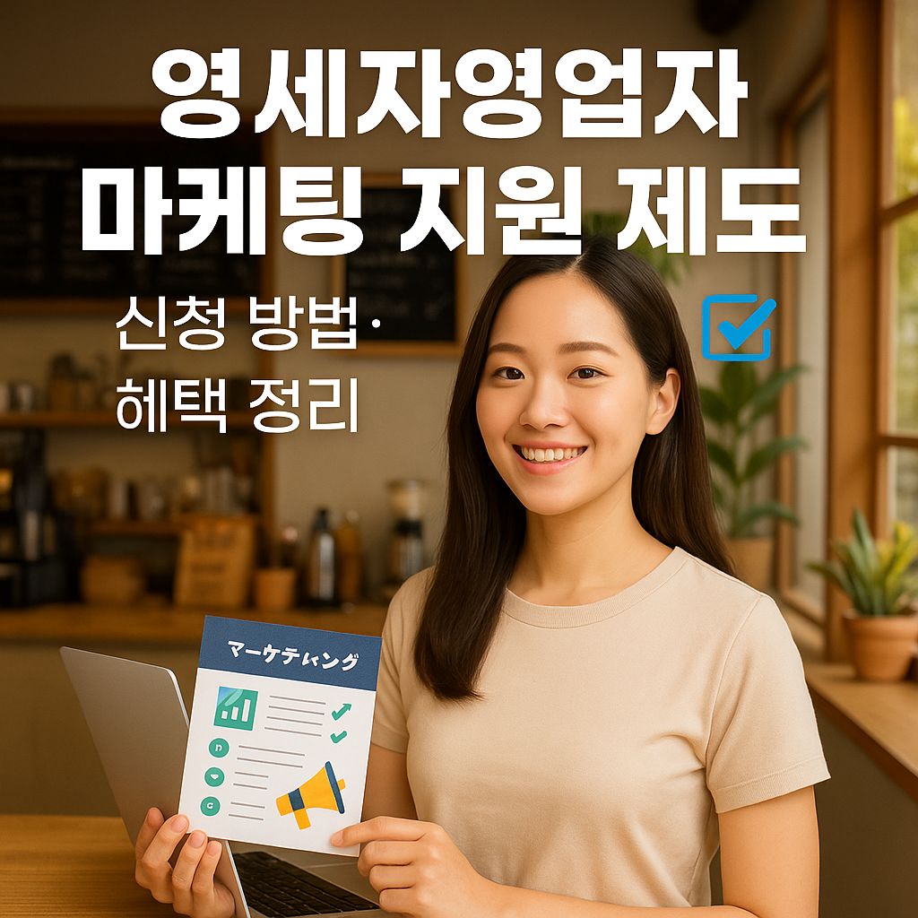 영세자영업자 마케팅 지원 제도｜신청 방법과 혜택 정리