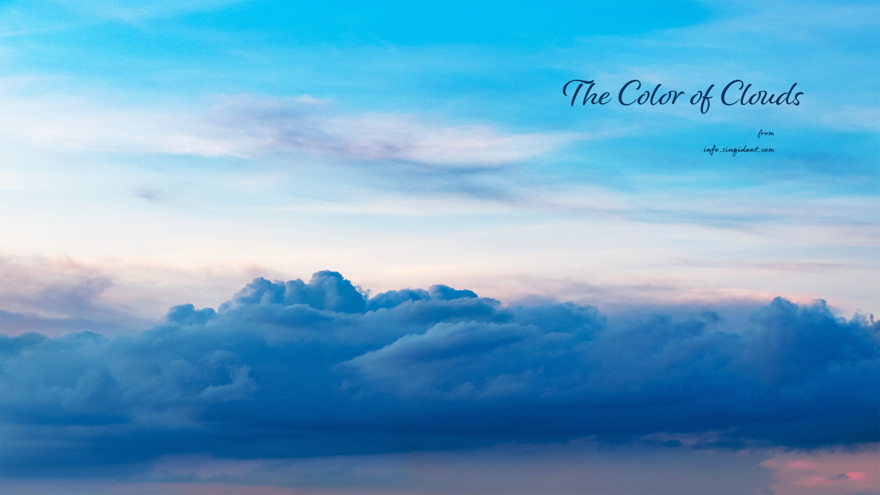 04 비구름 C - The Color of Clouds 구름배경화면