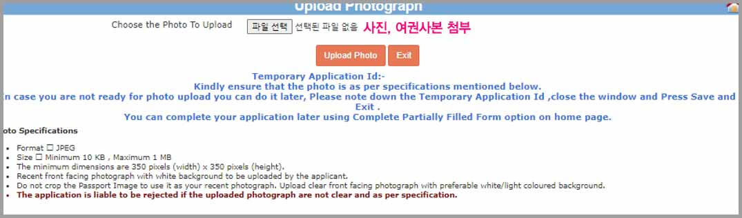 인도 전자 비자