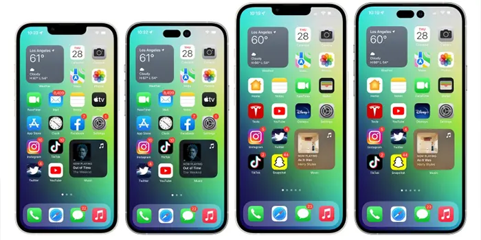 아이폰 14 디자인 비교