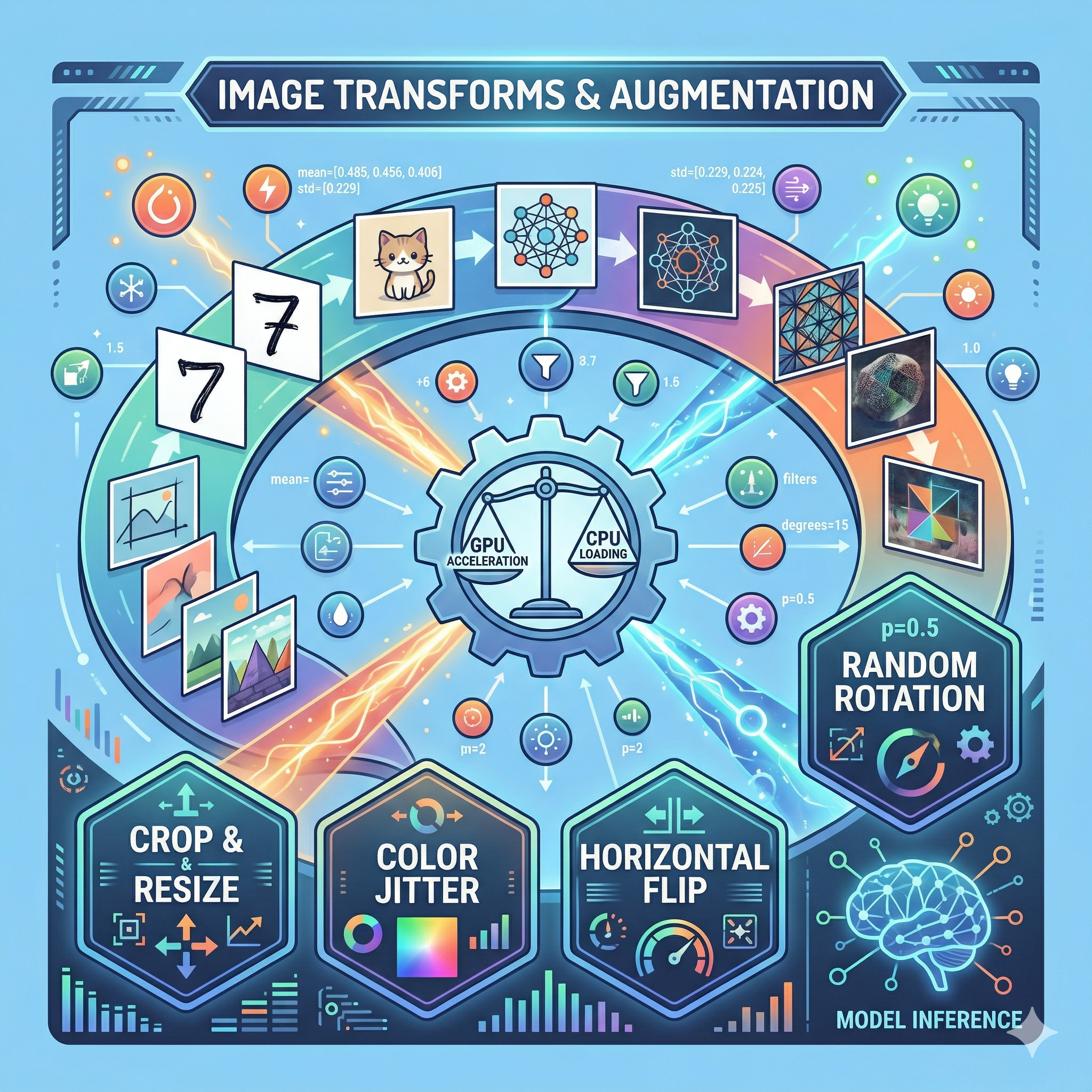 torchvision 이미지 변형(Transforms) 처리 방법