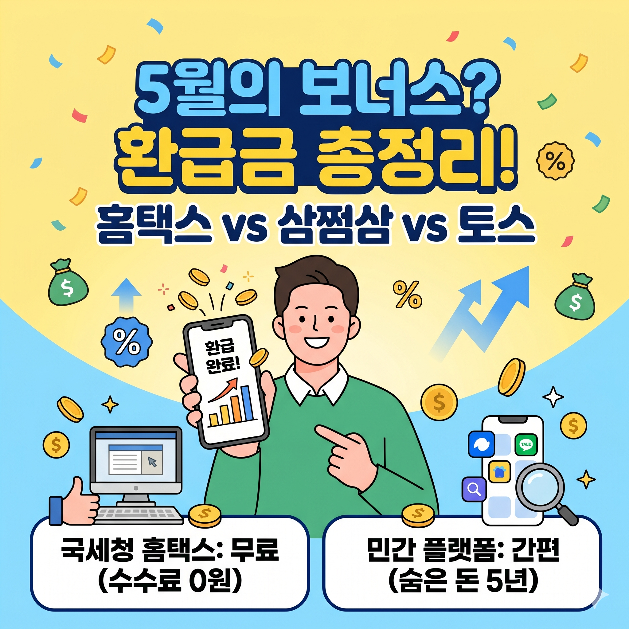 2026 환급금 조회 홈택스부터 병원비까지 놓치면 손해 보는 내 돈 찾기 가이드