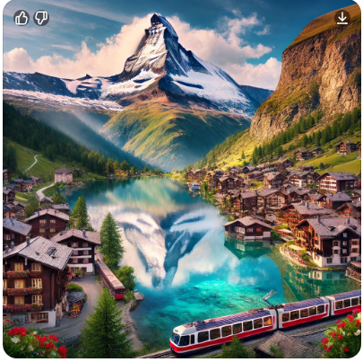 스위스 풍경사진