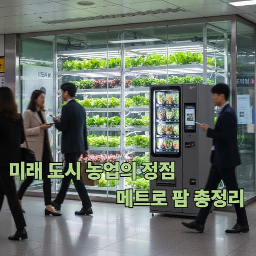 K-스마트팜 지하철역 메트로팜 이용 가이드 총정리