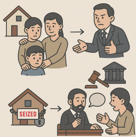 자녀 명의 재산 압류 경매소송