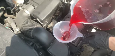 미션오일 자가 교환 과정