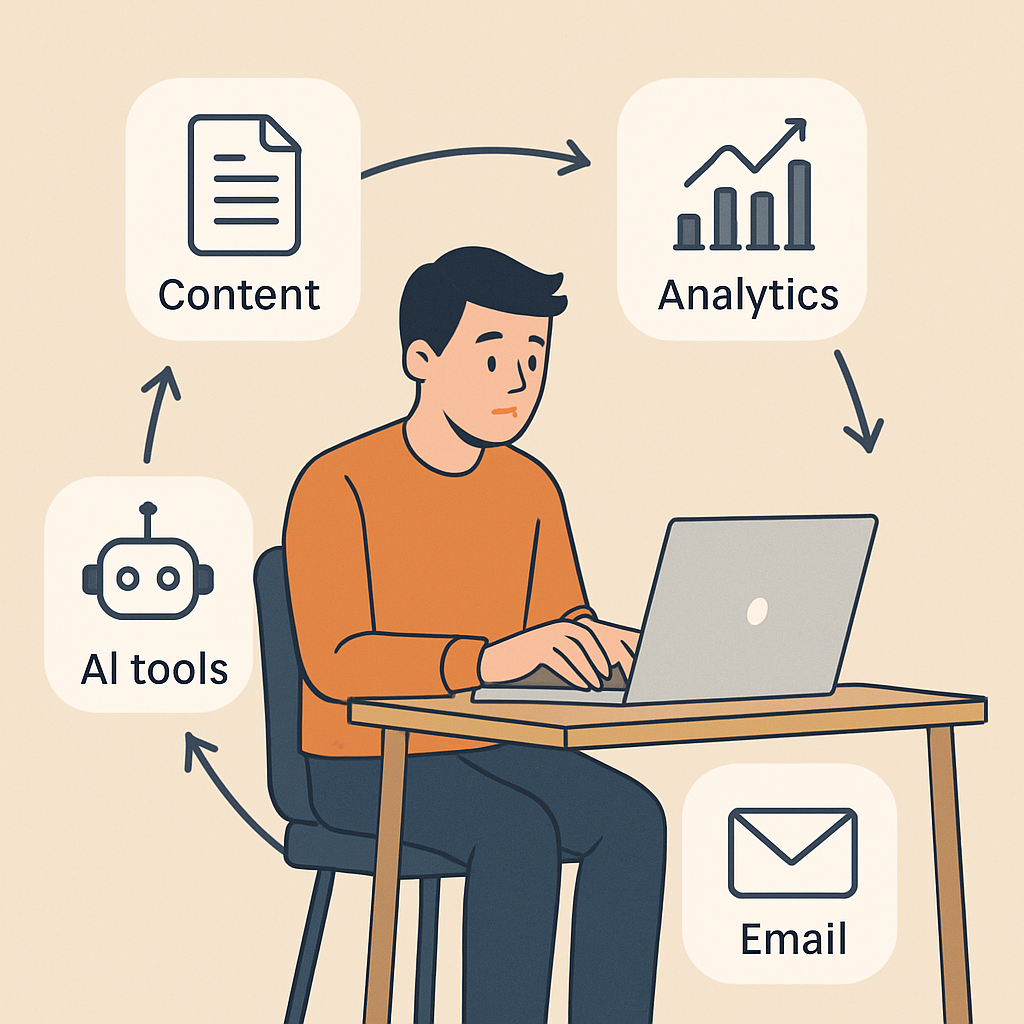 2025년형 디지털 노마드 수익 전략 AI로 일하고 자동으로 번다