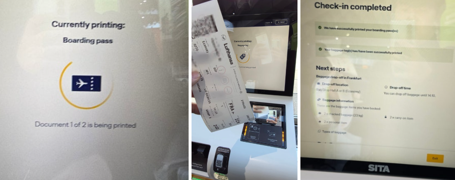 프랑크푸르트 공항→인천 공항 / 수속부터 비행, 그리고 귀국까지.