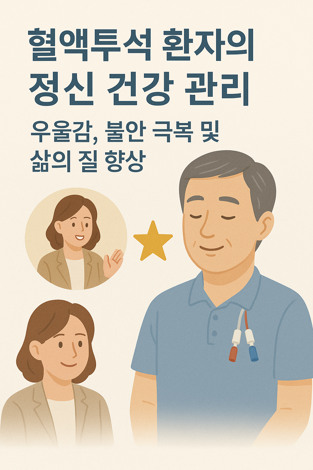혈액투석 환자의 정신 건강 관리: 우울감, 불안 극복 및 삶의 질 향상