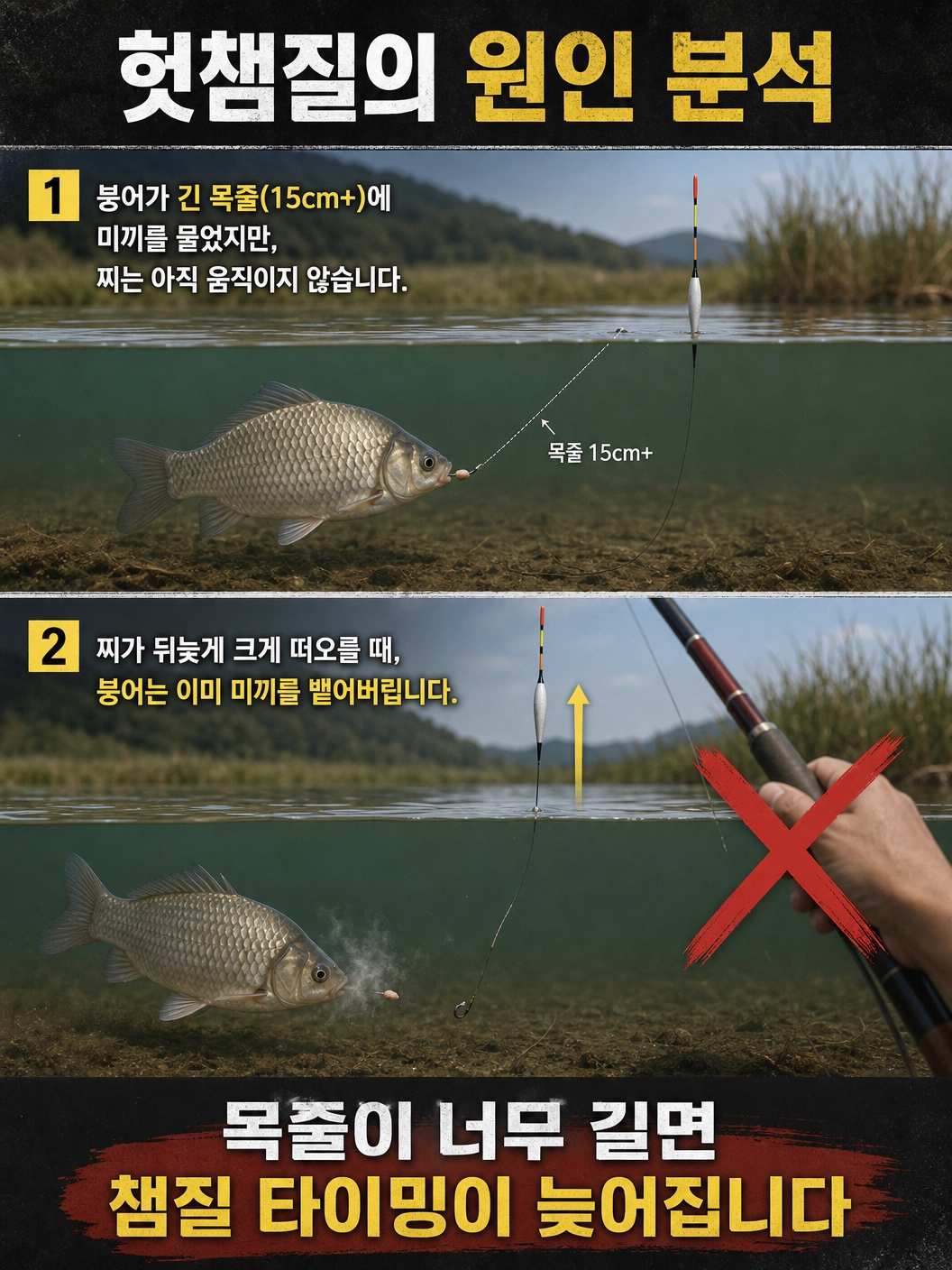 헛챔질의 원인