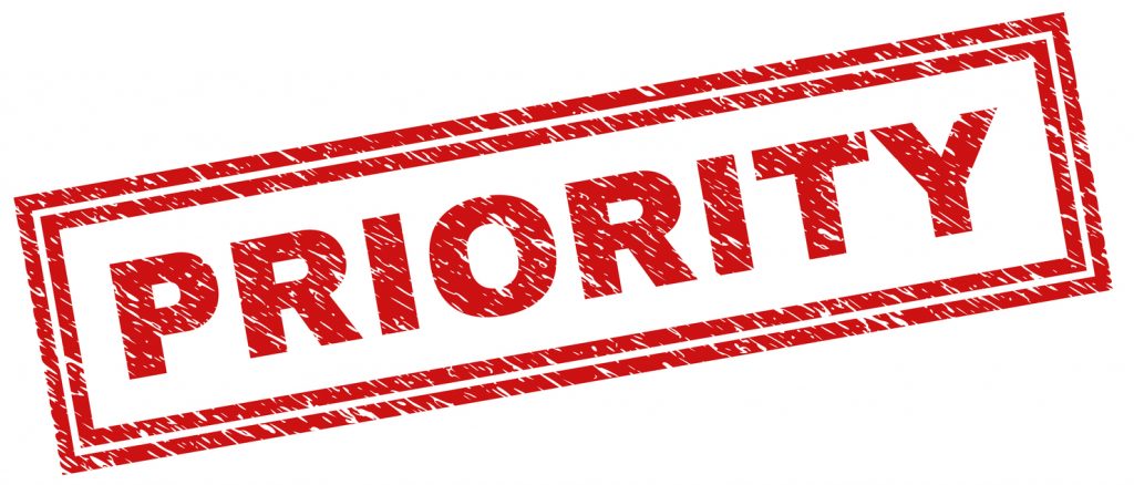 우선순위는 명백