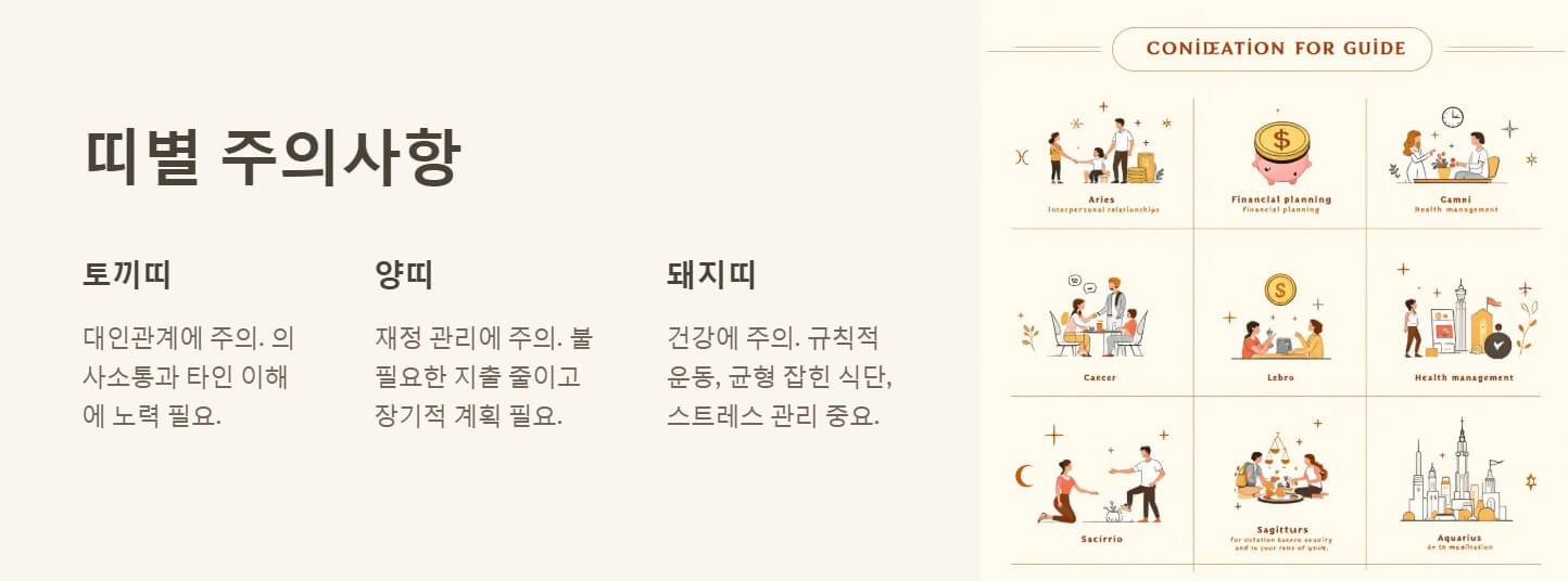2025년 삼재띠