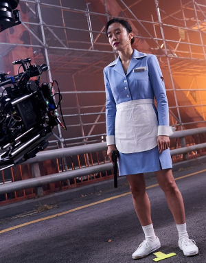 길복순(전도연) 촬영중 장면사진