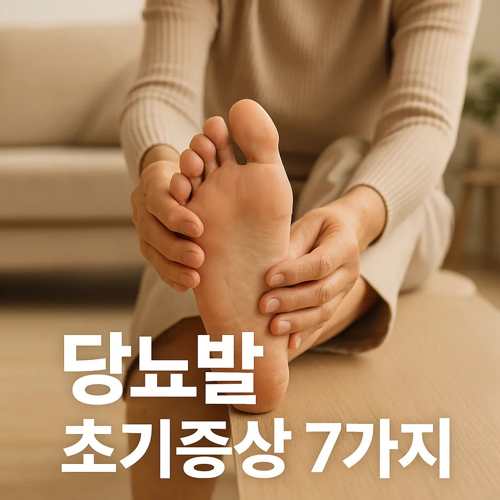 당뇨발 초기증상 7가지 – 자가진단으로 조기 발견하는 법