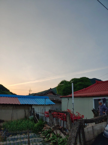 해질녁-너무-이쁜-괴산-아부지-집-노을
