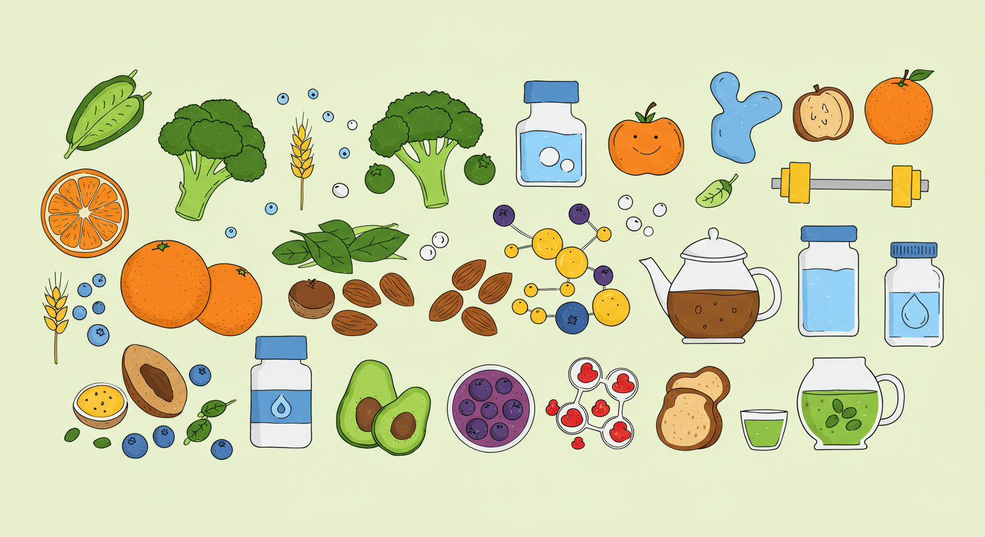 항산화 식품 주요 식품