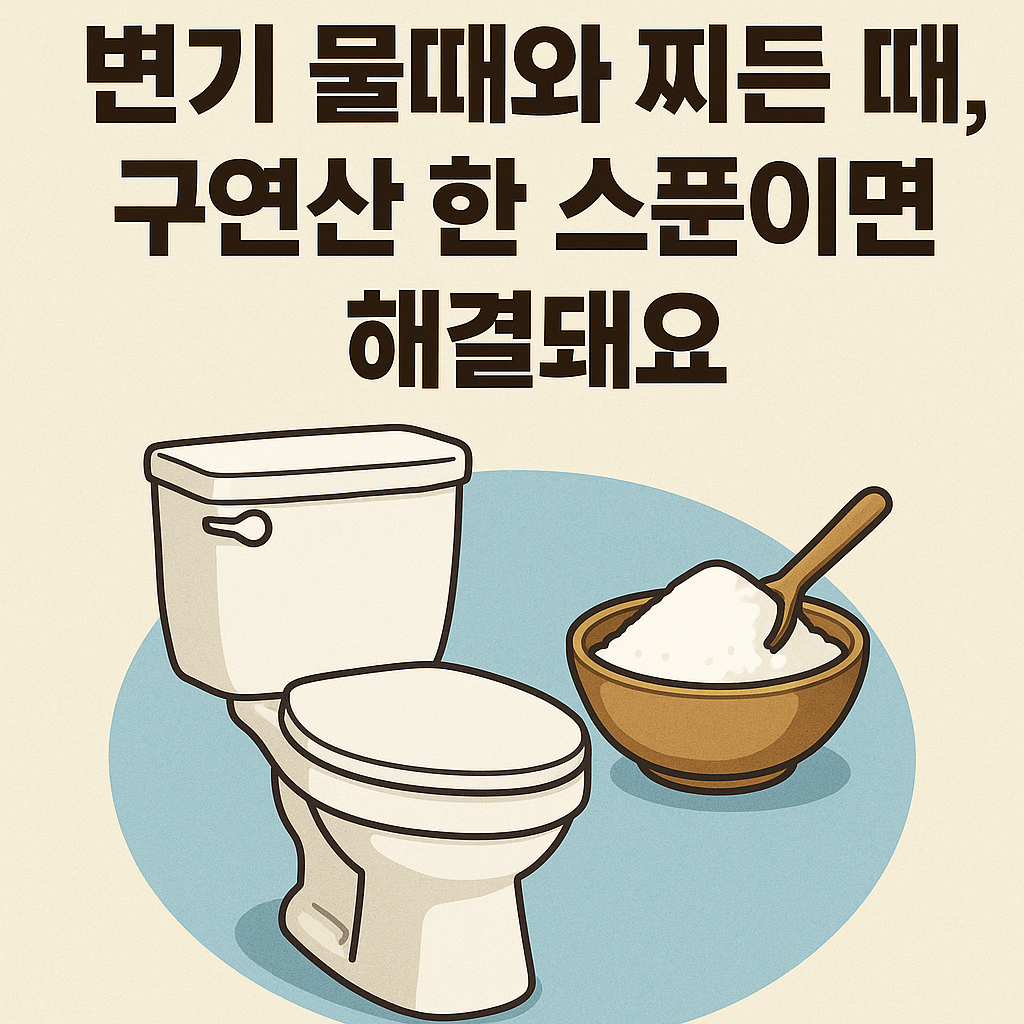 구연산 한 스푼이면 해결돼요
