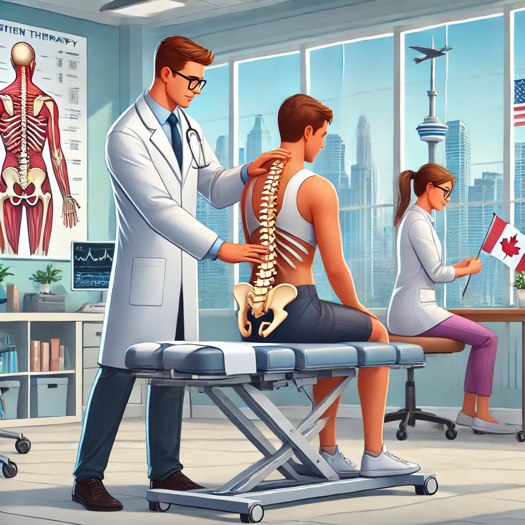 미국과 캐나다의 척추교정치료