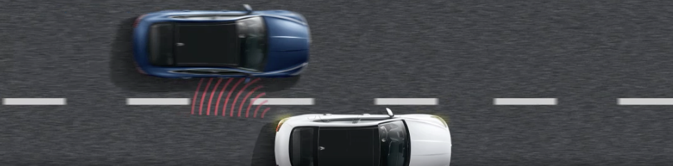 아반떼 안전기능 - 후측방 충돌방지 보조