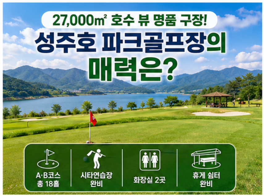 호수뷰 맛집에서 18홀 무료 라운딩! 성주호 파크골프장 예약 꿀팁 & 여름 변경 시간 총정리
