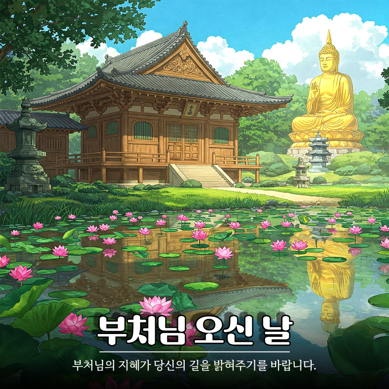 부처님 오신날 인사 이미지