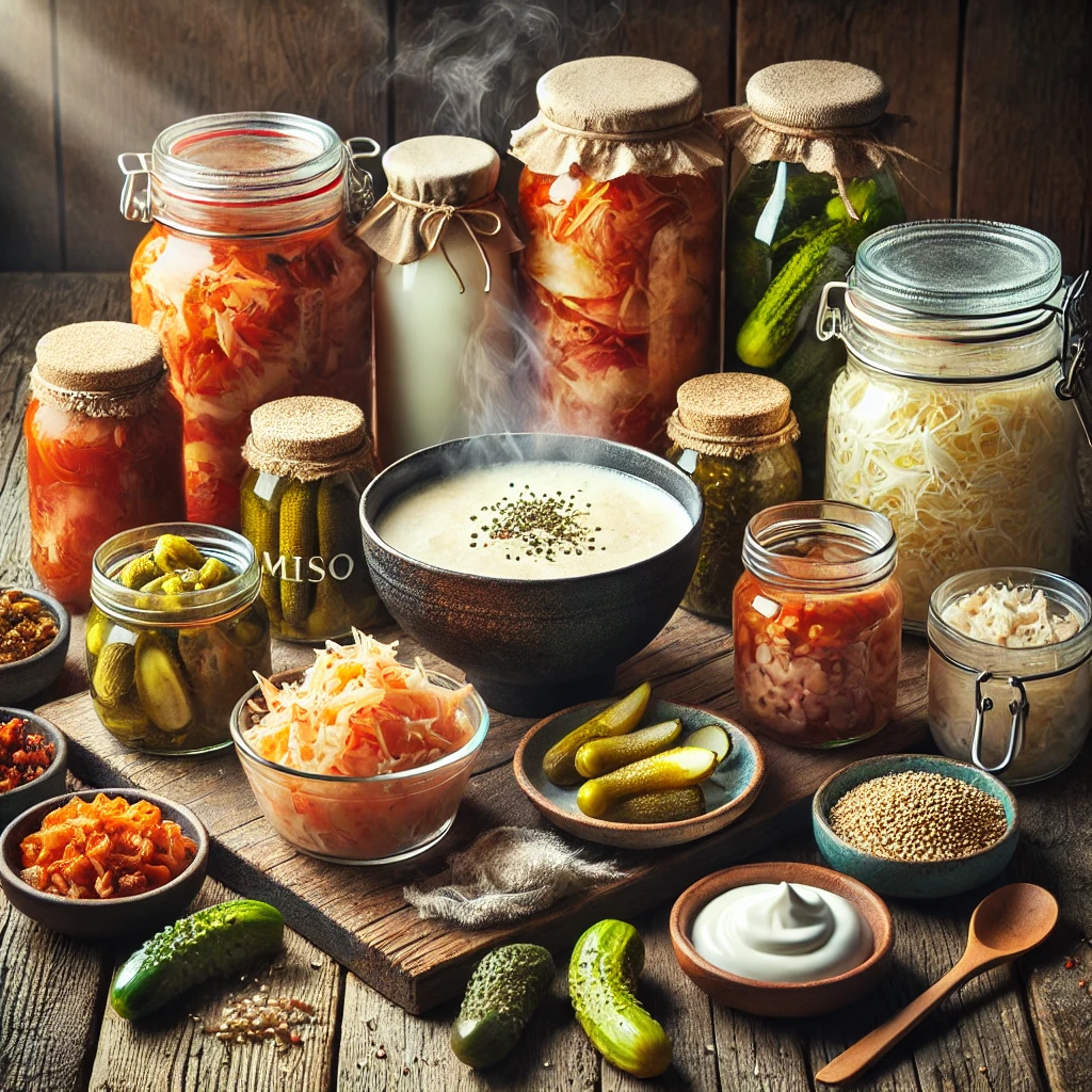 장 건강에 좋은 음식 (프로바이오틱스, 식이섬유, 발효식품)