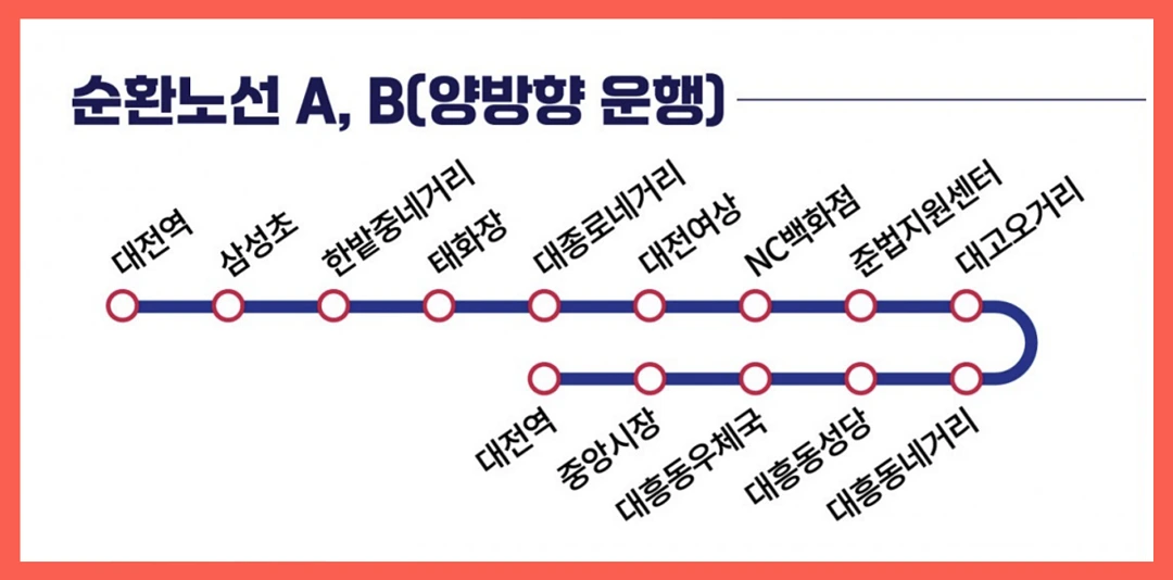 대전-0시-축제-버스-노선
