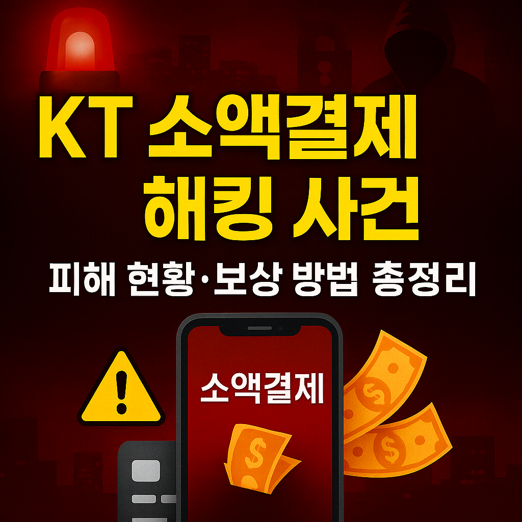 KT 소액결제 해킹 사건 정리 (2025) – 피해 현황·원인·보상 절차 완벽 가이드
