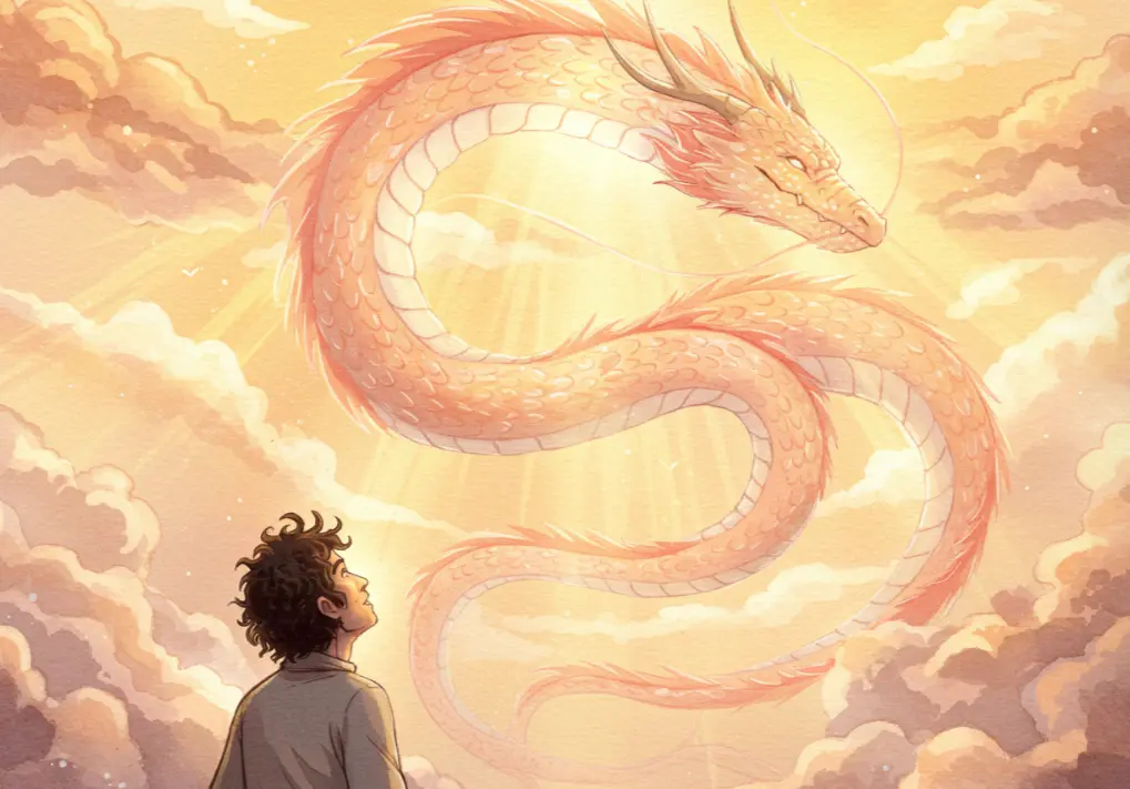 용이 하늘로 승천하는 꿈