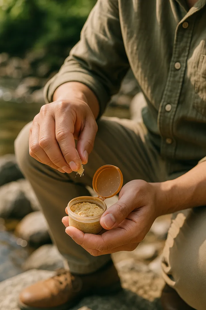 피라미 낚시 세트 채비 정보 이미지