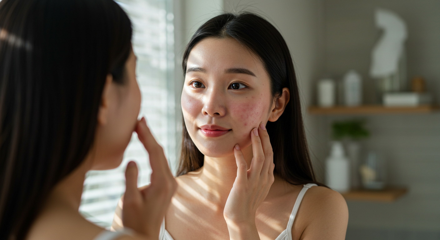 여드름치료, 피부관리, 호전반응