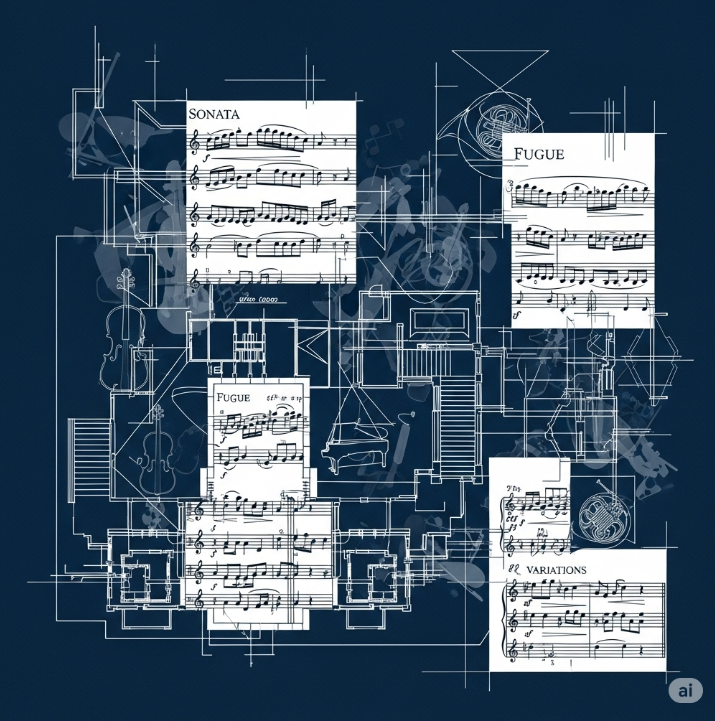 소나타, 푸가, 변주곡 관련 사진