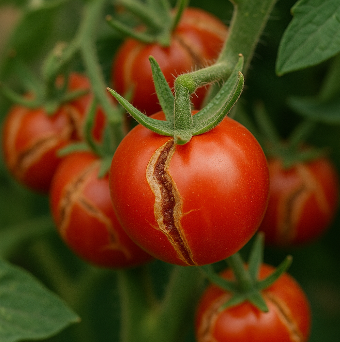 방울토마토 갈라짐 병