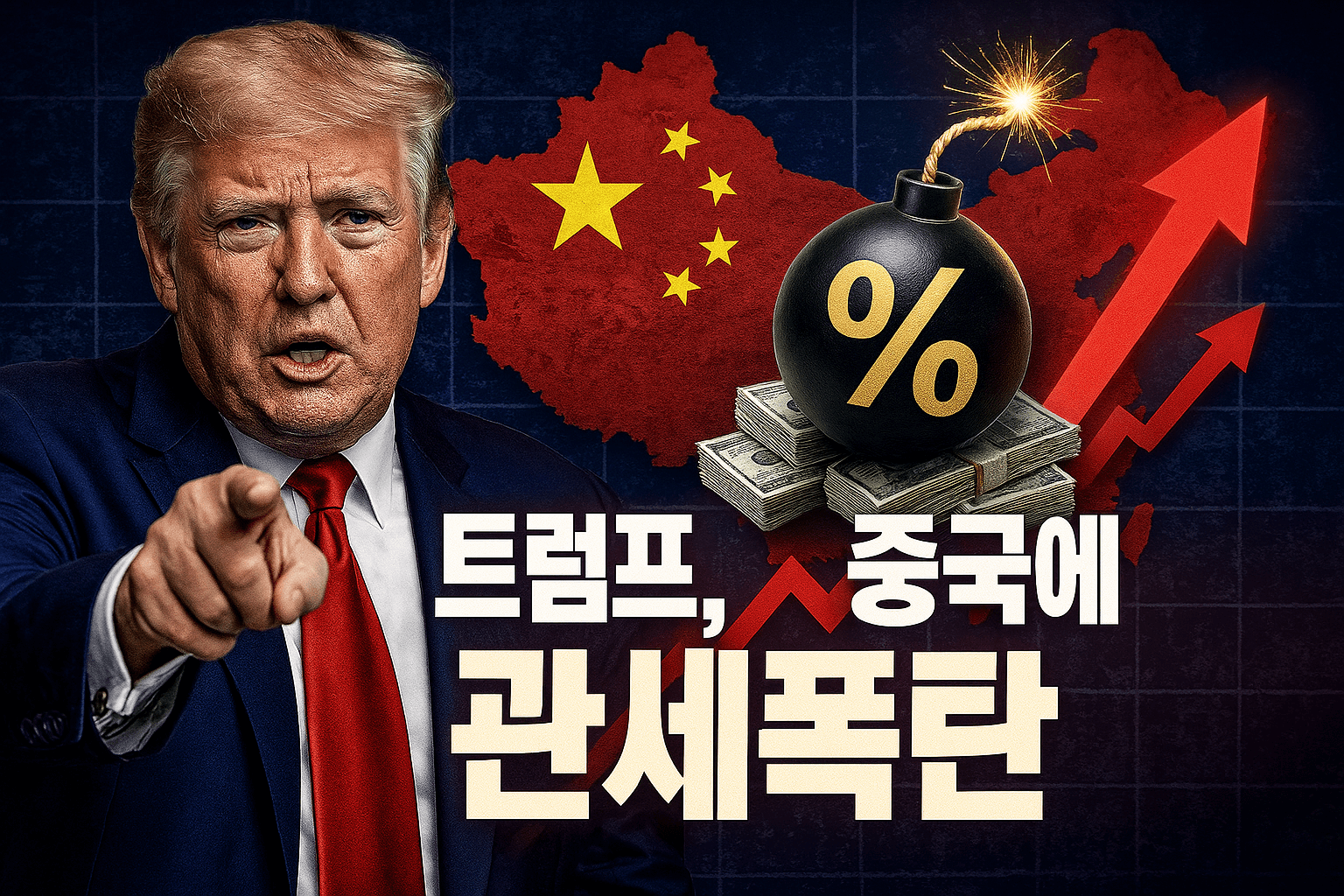 트럼프 중국에 추가 관세폭탄선언