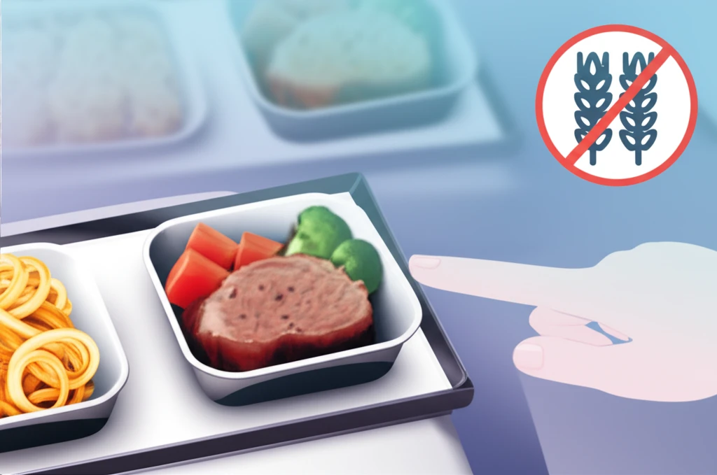 장거리 비행의 즐거움 기내식 서비스를..