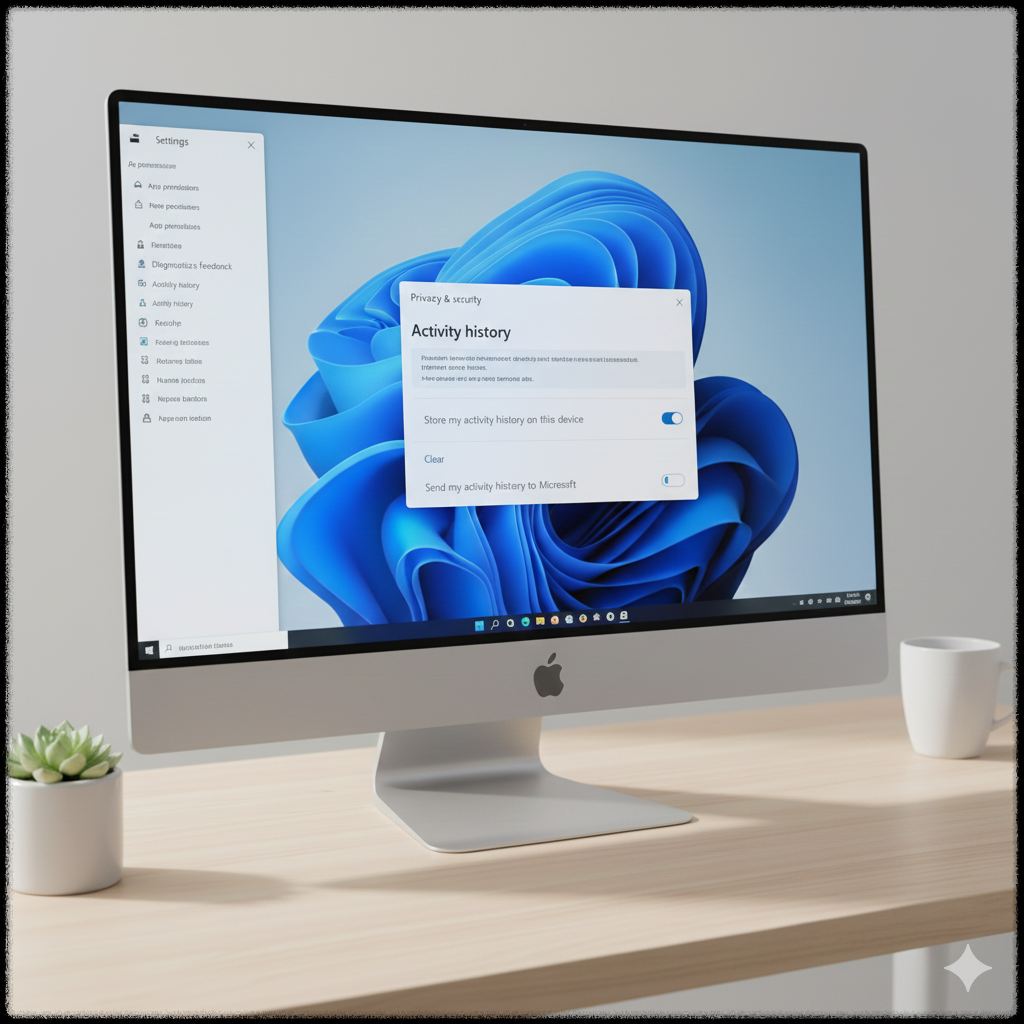 윈도우 11 진단 데이터 및 활동 기록 제한 설정 화면