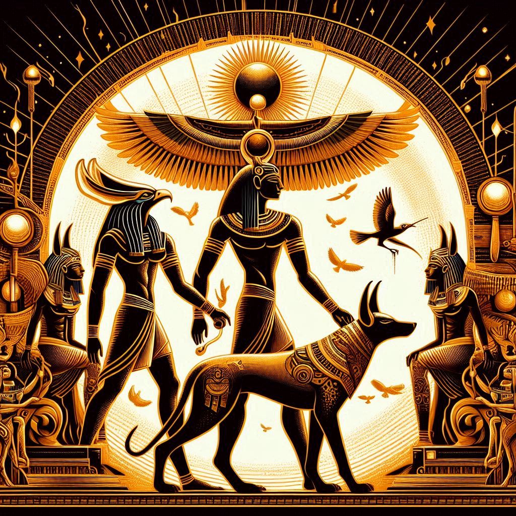 피라미드 벽화와 고대 이집트신화