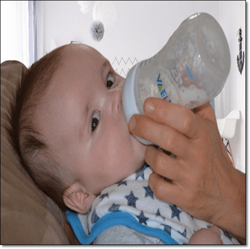 유당 불내증이 있는 아기