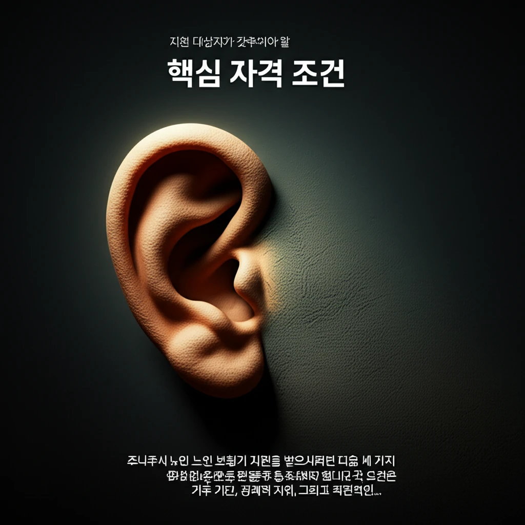 나주시 노인 보청기 지원 2025 최..