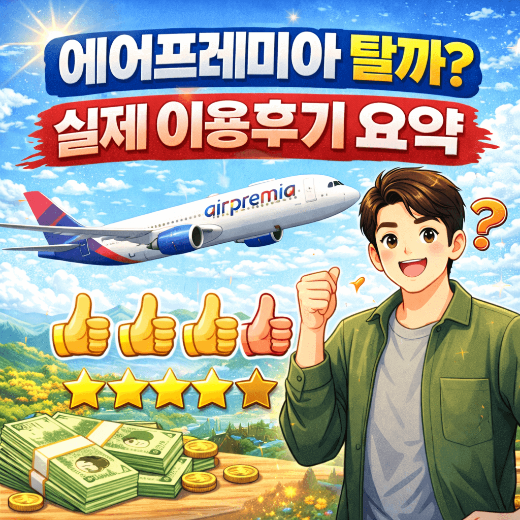 에어프레미아 타야 할까? 실제 이용 후기 총정리