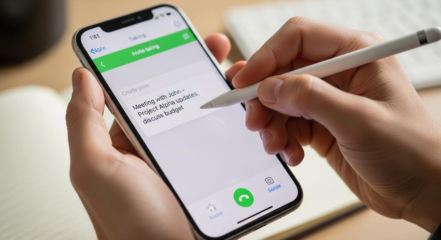 아이폰 통화녹음 메모