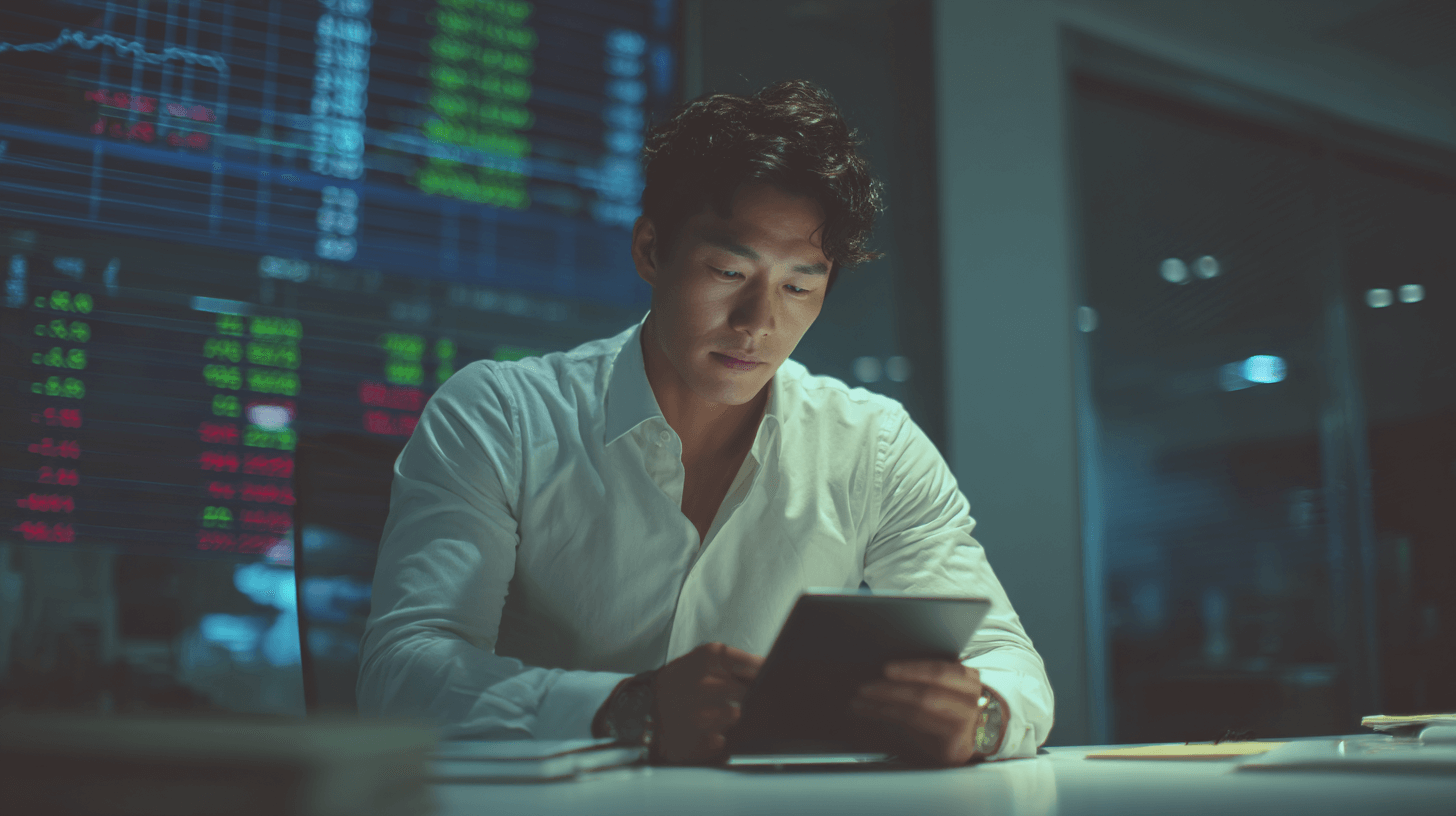 핸드폰을-보고-있는-남자