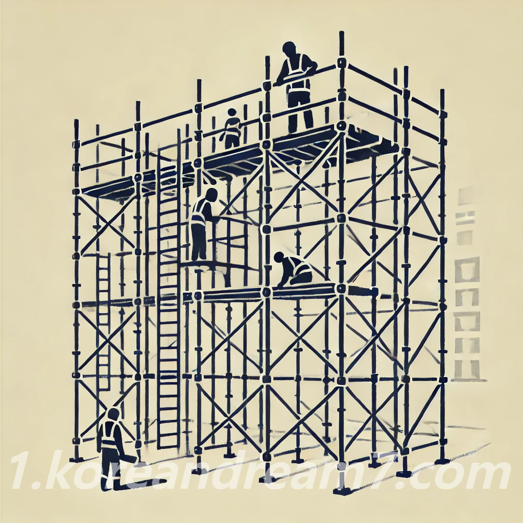 가설비계 종류 3가지와 설치방법