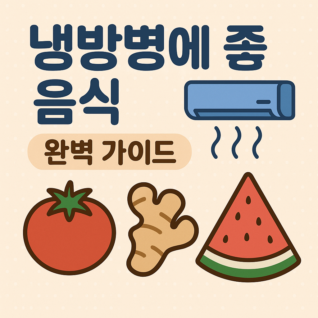 냉방병에 좋은 음식 완벽 가이드